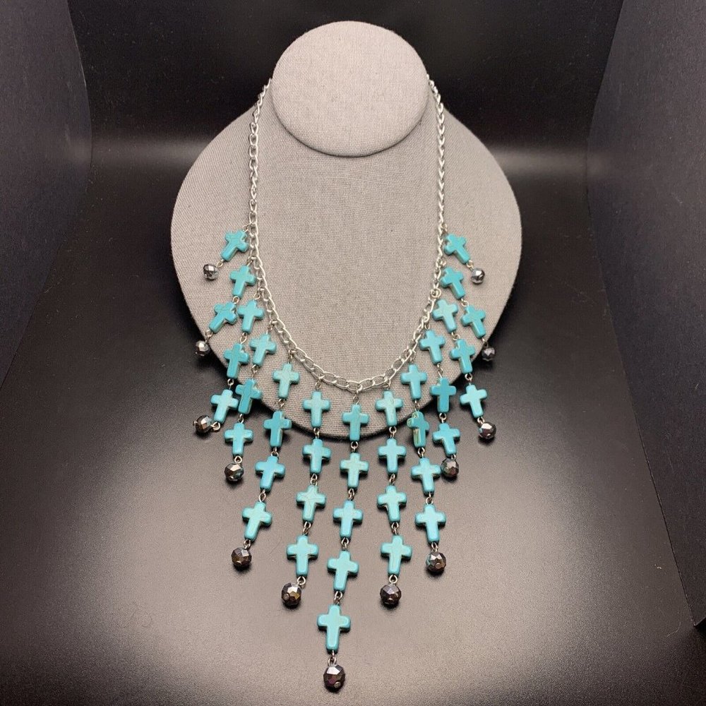 Cross Statement Necklace